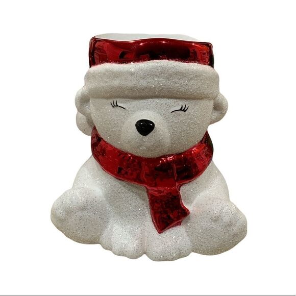 NWT- Bath And Body Works Polar Bear Candle Holders Set. - Picture 5 of 5